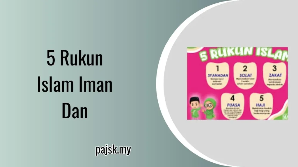 5 Rukun Islam Iman Dan (Ada Berapa & Kepentingan) 2025